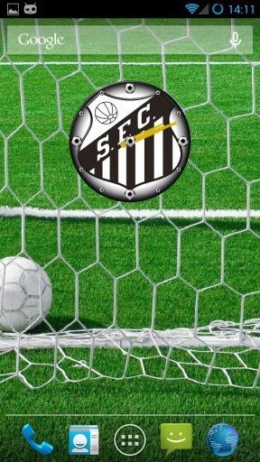 Santos FC Clock Widget截图2