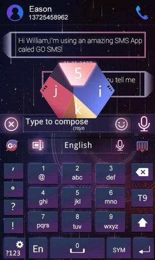 Stylish GO Keyboard Theme截图3