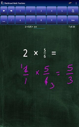 Blackboard Math: Fraction Demo截图6