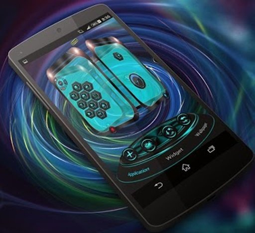 Cyan-HD Next Launcher 3D Theme截图4