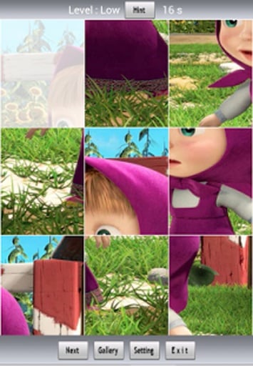 Masha and Bear Sliding Puzzle截图10