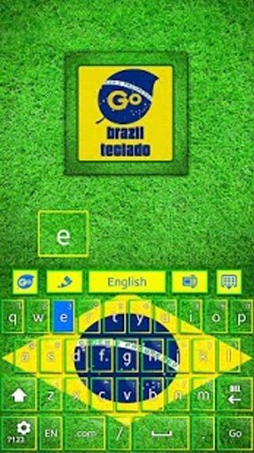 Brazil Flag Go Keyboard截图6