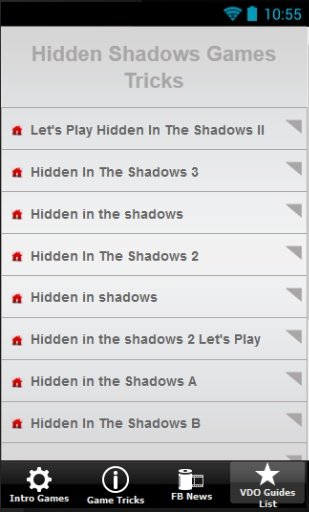 Hidden Shadows Games Tricks截图1