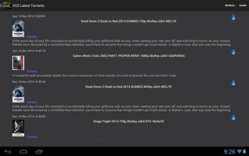 VCD Latest Torrents截图4