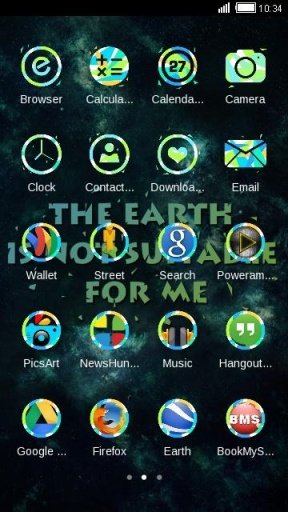 LEAVE EARTH C LAUNCHER THEME截图3