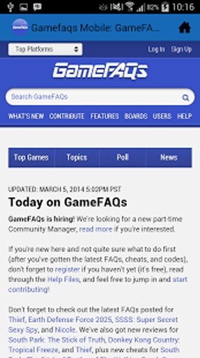 GameFaqs Mobile截图8