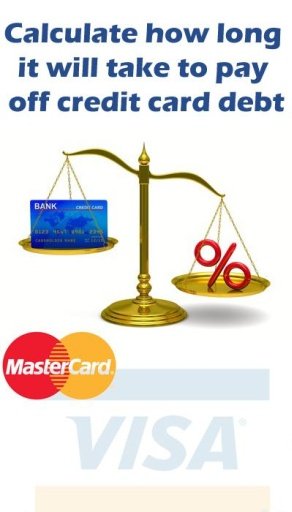 Credit Card Debt Calculator截图2