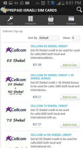 Prepaid Israeli SIM &amp; Topup截图5