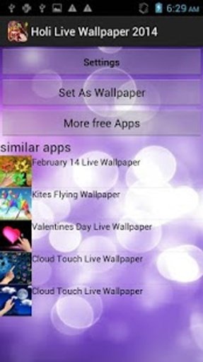 holi live wallpaper 2014截图2