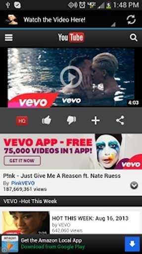 Pink - Just Give Me A Reason截图1