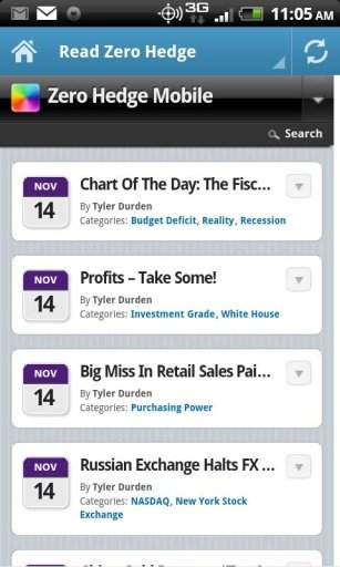 ZeroHedge Reader Mobile截图1
