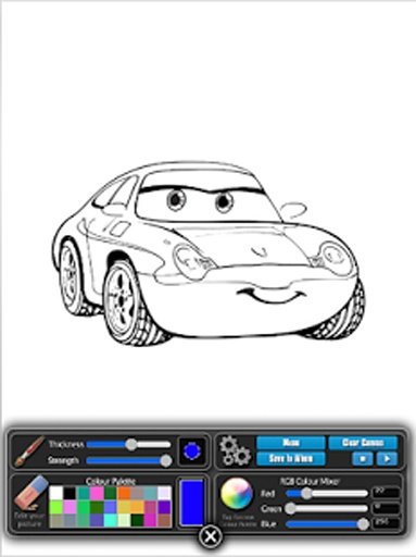 Car Coloring Pages.截图6