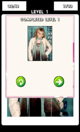 Miley Cyrus Puzzle Game HD截图3