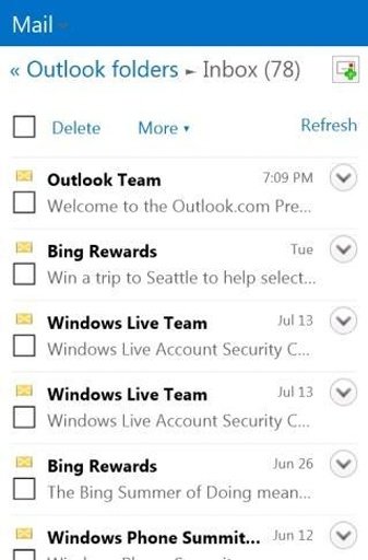 Mail for Outlook and Hotmail截图4