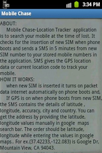 Mobile Chase-GPS Tracker截图8