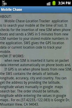 Mobile Chase-GPS Tracker截图