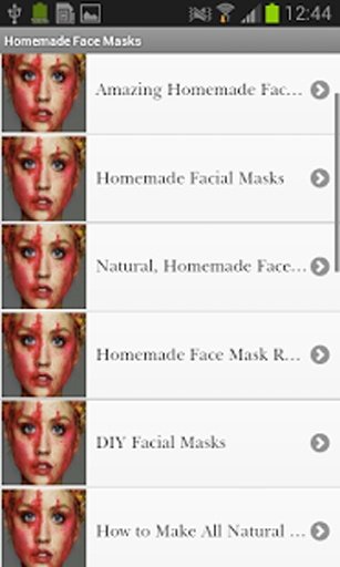 Homemade Face Masks截图1