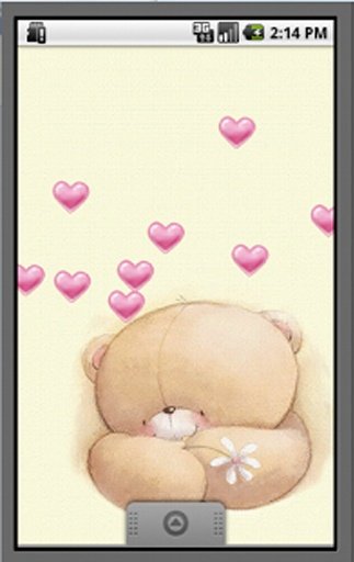 Valentine Smile Bear wallpaper截图2