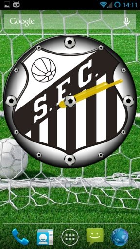 Santos FC Clock Widget截图3