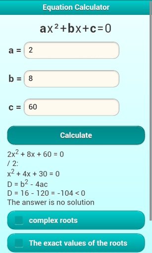 Equation Calculator截图6