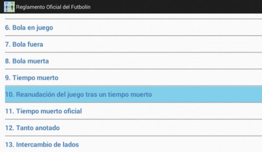 Reglamento Oficial Futbol&iacute;n截图6
