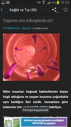 Sağlık ve Tıp Bilimi Haberleri截图2