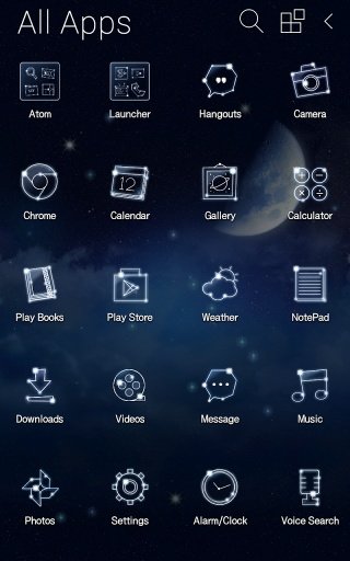 Twinkle Star Atom Theme截图5