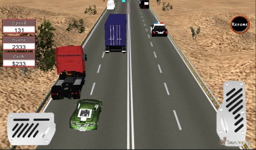 Desert Traffic Racer - 3D截图5