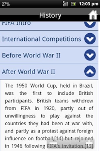 World Cup Football History截图5