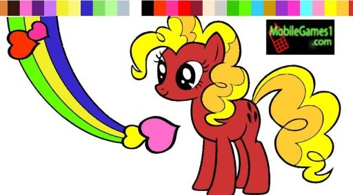 My Pony Coloring Game截图5