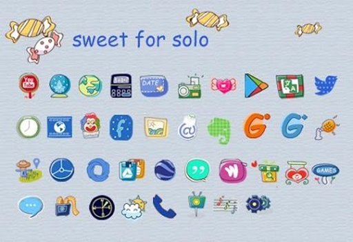 Sweet Time Theme&amp;Icons截图3