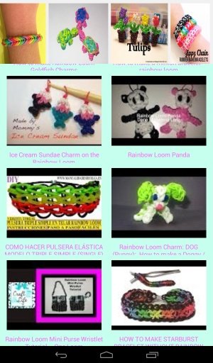 Rainbow Loom Ideas Designs截图4