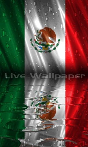 Mexico Flag Raindrop截图3