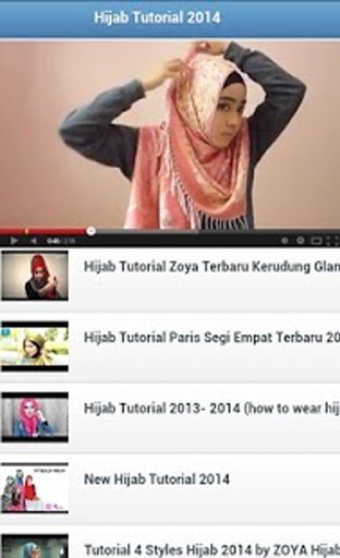 Hijab Video Tutorial 2014截图2