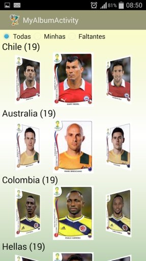 Troca Figurinha da Copa 2014截图7