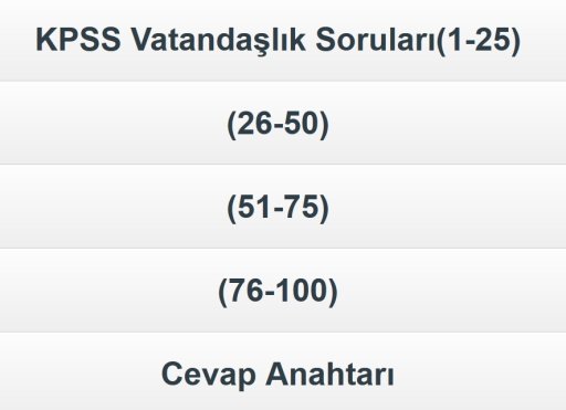 KPSS Vatandaşlık Konu Anlatımı截图4