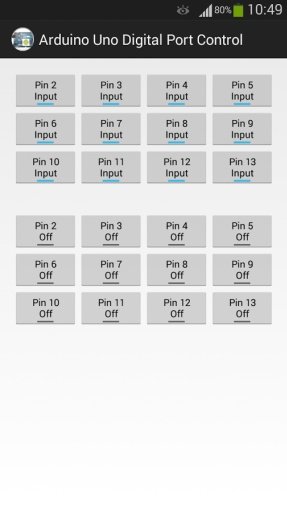 Arduino Uno Digital Port Control截图5