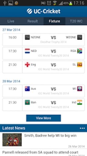 Cricket Live -IPL 2014截图3