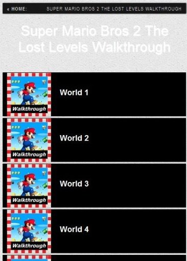 Super Mario Bros Walkthrough截图2