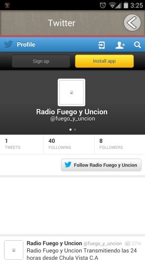 Radio Fuego y Uncion截图1