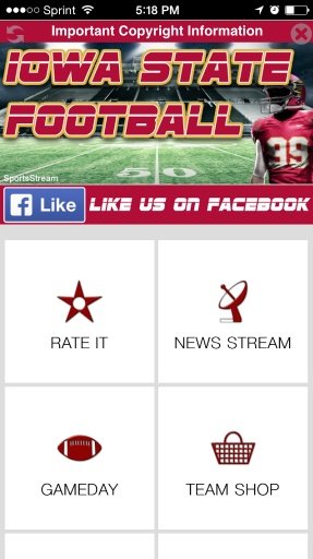 Iowa State Football STREAM截图2