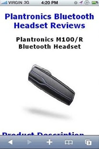 M100R Bluetooth Headset Review截图3