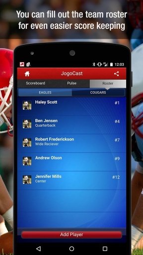 JogoCast Football Scoreboard截图6