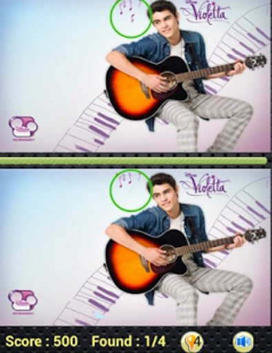 Violetta Fans Differences Game截图8