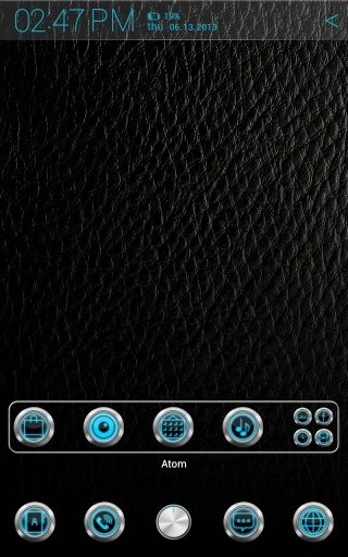 Dark Night Atom theme截图1