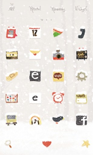 FirstLove dodol launcher theme截图9