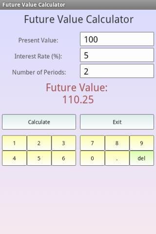 Future Value Calculator截图1