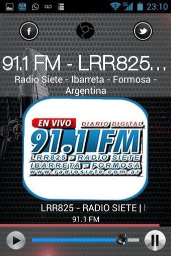 91.1 FM - LRR825 - Radio Siete截图9