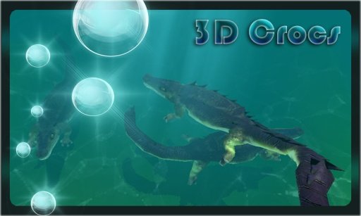 Crocodile Aquarium 3D LWP HD截图2