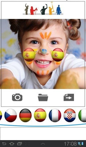 Flag Face Painting Camera App截图4